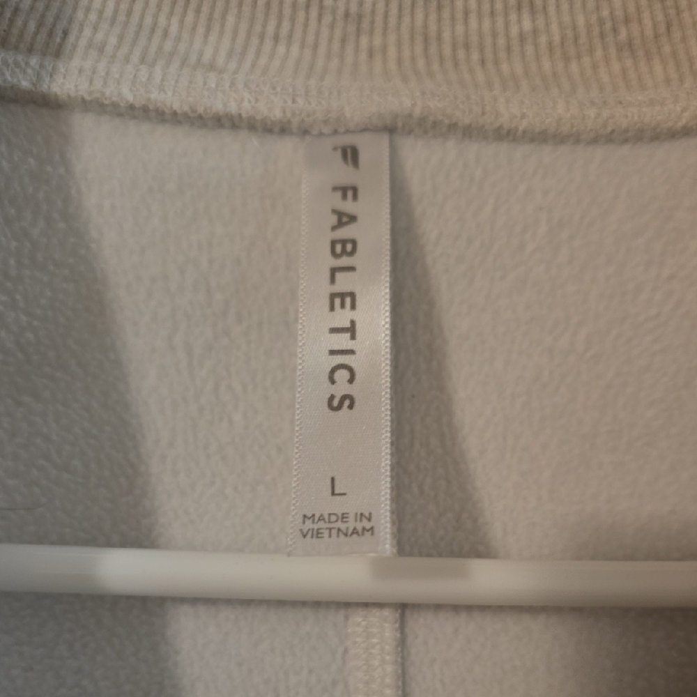 Fabletics Light Gray Open Cardigan - Picture 2 of 4